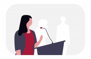 Veranstaltungen 1 undraw public speaking m17t